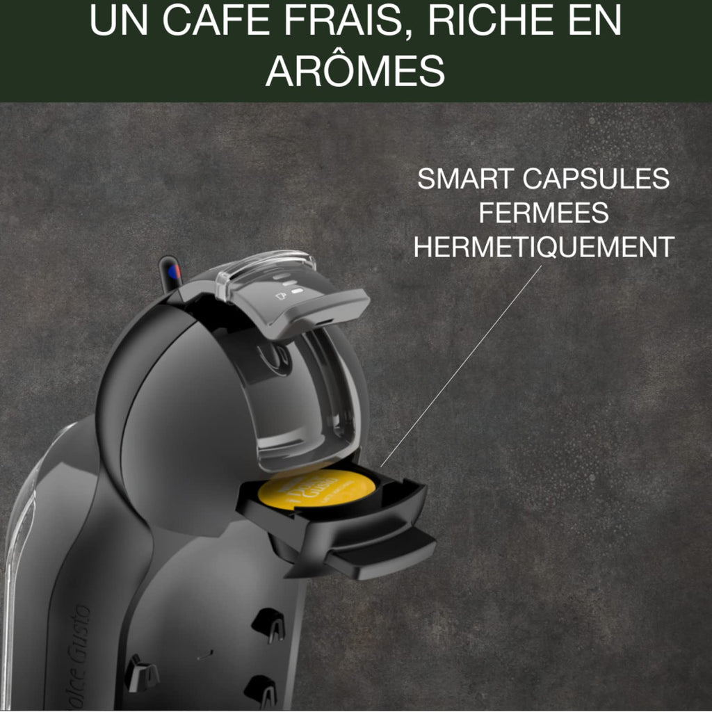 Dolce Gusto Machine à café, Cafetière capsules, Pression 15 bars, Qualité professionnelle, Large choix de boissons chaudes ou